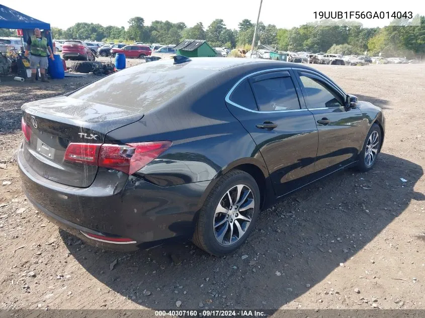 2016 Acura Tlx Tech VIN: 19UUB1F56GA014043 Lot: 40307160