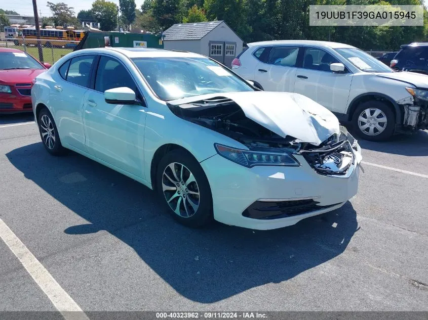 19UUB1F39GA015945 2016 Acura Tlx