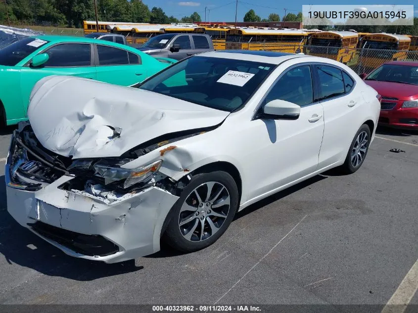 2016 Acura Tlx VIN: 19UUB1F39GA015945 Lot: 40323962