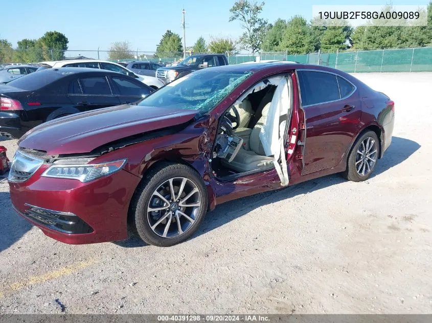 2016 Acura Tlx V6 Tech VIN: 19UUB2F58GA009089 Lot: 40391298