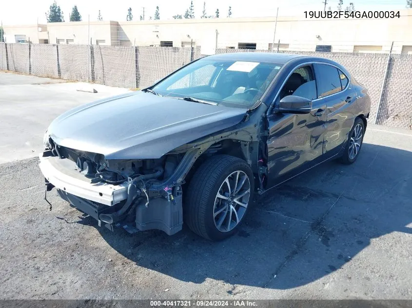 2016 Acura Tlx V6 Tech VIN: 19UUB2F54GA000034 Lot: 40417321