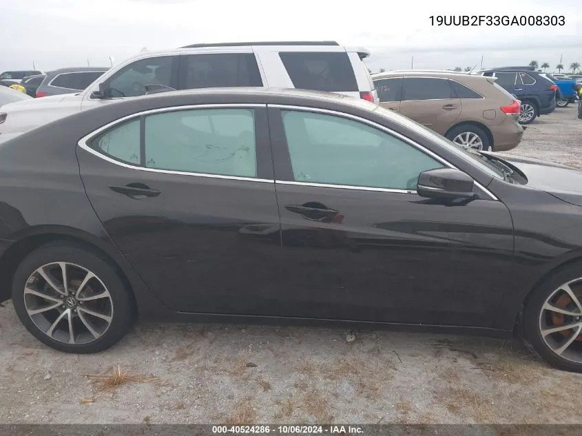 2016 Acura Tlx VIN: 19UUB2F33GA008303 Lot: 40524286