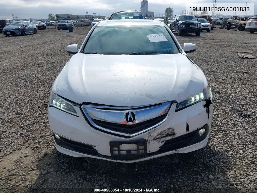 2016 Acura Tlx VIN: 19UUB1F35GA001833 Lot: 40555054