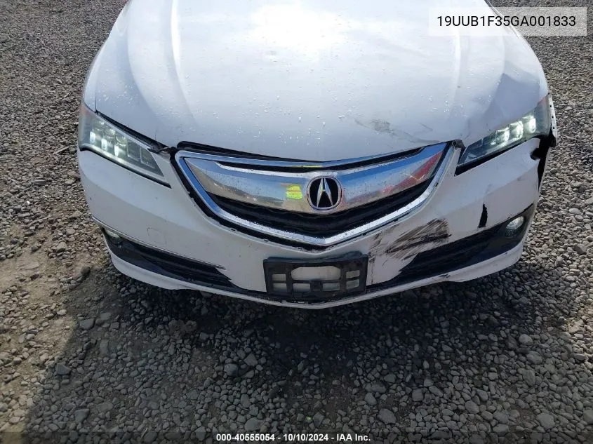 2016 Acura Tlx VIN: 19UUB1F35GA001833 Lot: 40555054