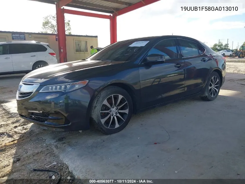 2016 Acura Tlx Tech VIN: 19UUB1F58GA013010 Lot: 40563077