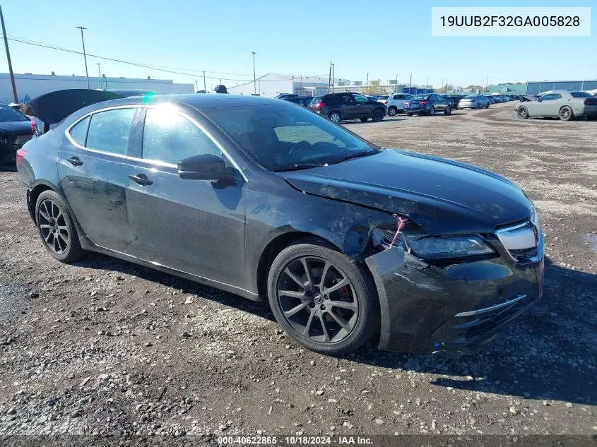 2016 Acura Tlx V6 VIN: 19UUB2F32GA005828 Lot: 40622865