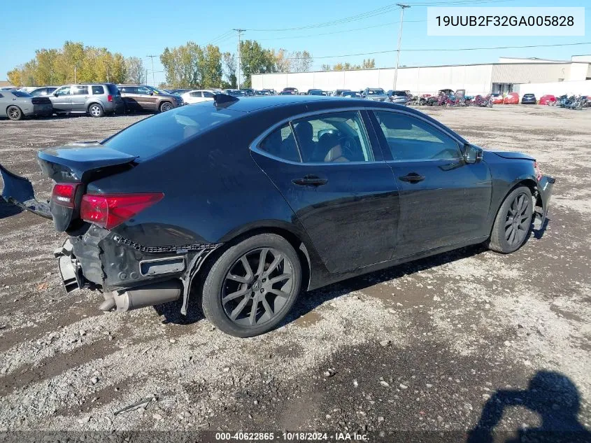 2016 Acura Tlx V6 VIN: 19UUB2F32GA005828 Lot: 40622865