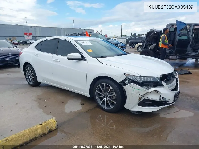 19UUB2F32GA005439 2016 Acura Tlx V6