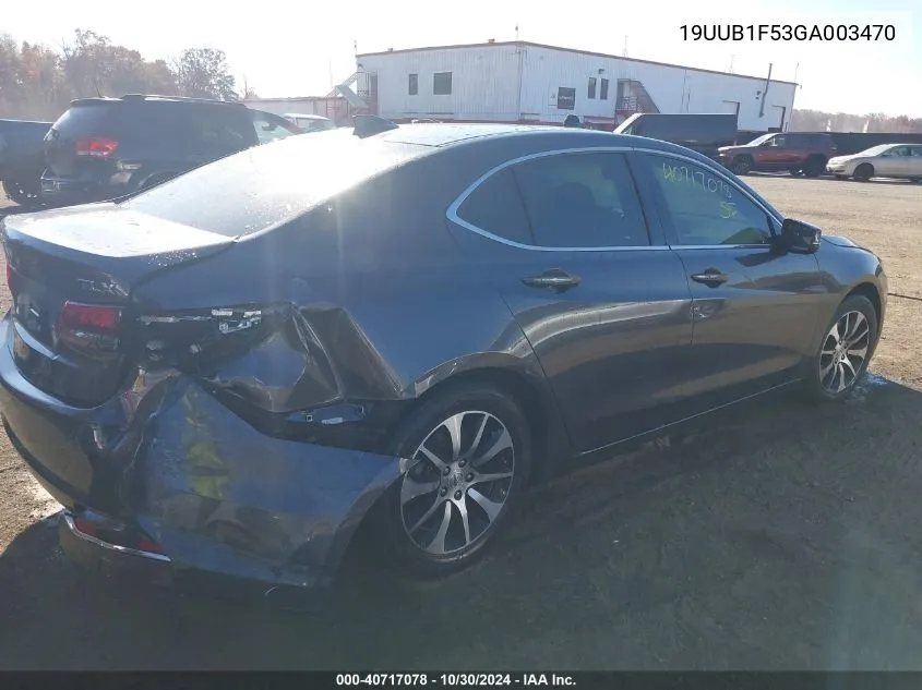 2016 Acura Tlx Tech VIN: 19UUB1F53GA003470 Lot: 40717078