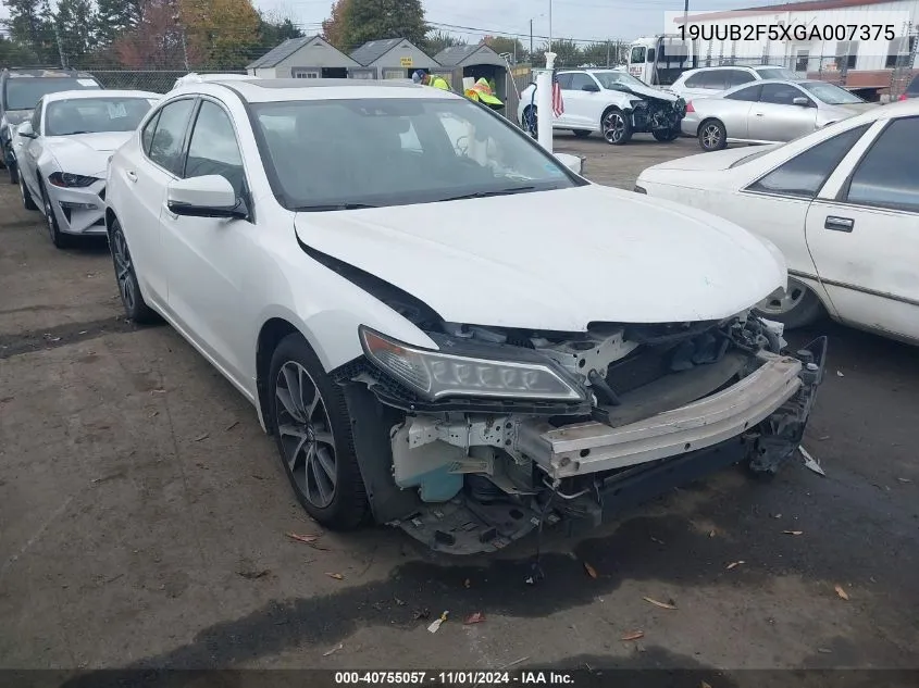 2016 Acura Tlx V6 Tech VIN: 19UUB2F5XGA007375 Lot: 40755057