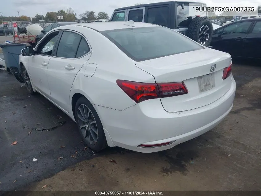 2016 Acura Tlx V6 Tech VIN: 19UUB2F5XGA007375 Lot: 40755057