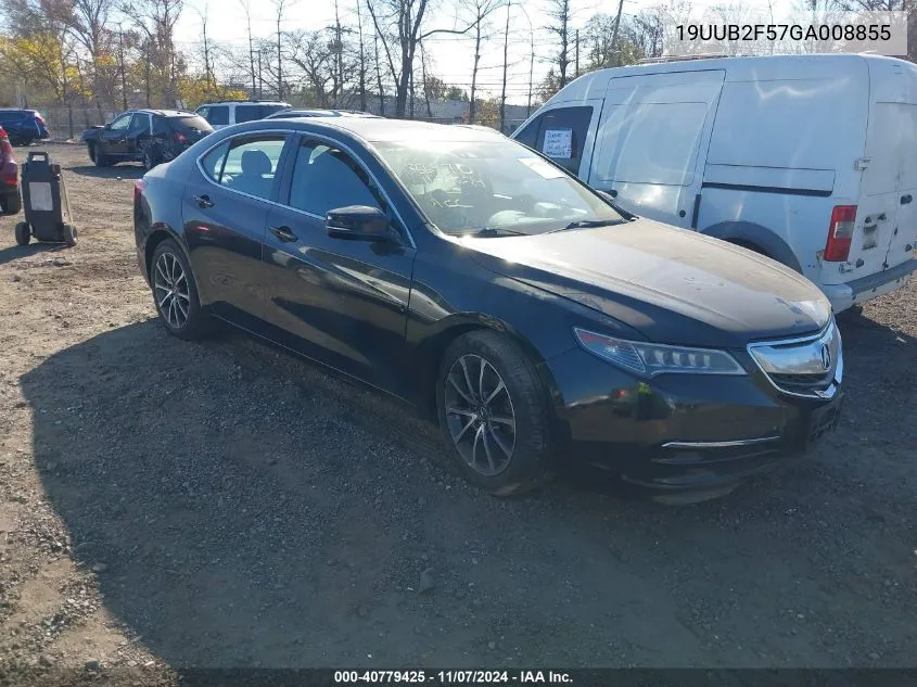 2016 Acura Tlx V6 Tech VIN: 19UUB2F57GA008855 Lot: 40779425