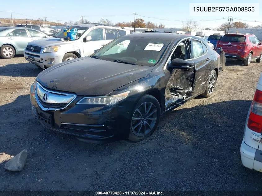 2016 Acura Tlx V6 Tech VIN: 19UUB2F57GA008855 Lot: 40779425