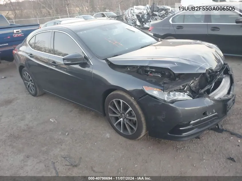 2016 Acura Tlx V6 Tech VIN: 19UUB2F55GA006506 Lot: 40798694