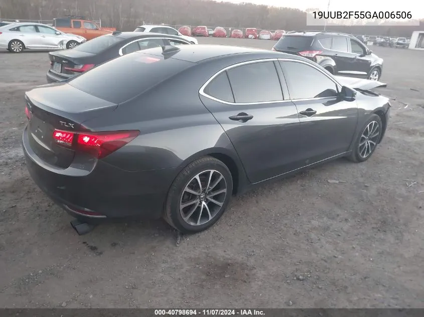 2016 Acura Tlx V6 Tech VIN: 19UUB2F55GA006506 Lot: 40798694