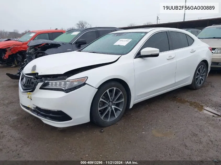 2016 Acura Tlx V6 Tech VIN: 19UUB2F56GA000889 Lot: 40913295