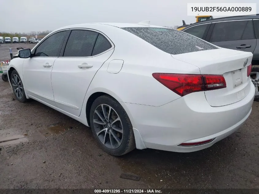 2016 Acura Tlx V6 Tech VIN: 19UUB2F56GA000889 Lot: 40913295