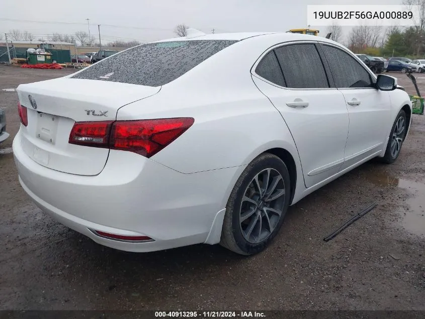 2016 Acura Tlx V6 Tech VIN: 19UUB2F56GA000889 Lot: 40913295