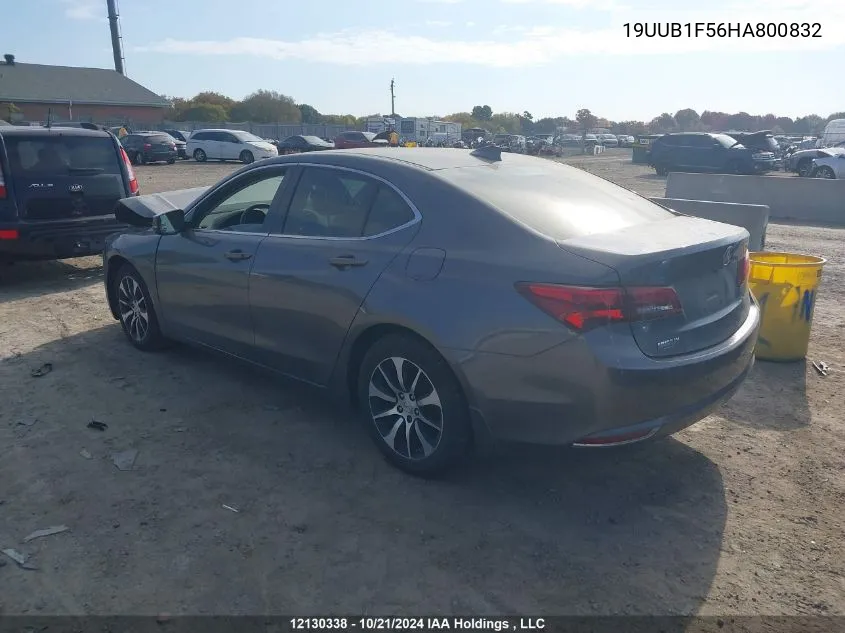 2017 Acura Tlx VIN: 19UUB1F56HA800832 Lot: 12130338