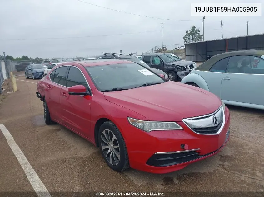 2017 Acura Tlx Technology Package VIN: 19UUB1F59HA005905 Lot: 39282761