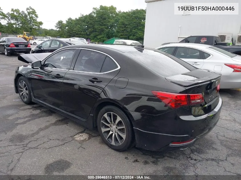 2017 Acura Tlx VIN: 19UUB1F50HA000446 Lot: 39846513