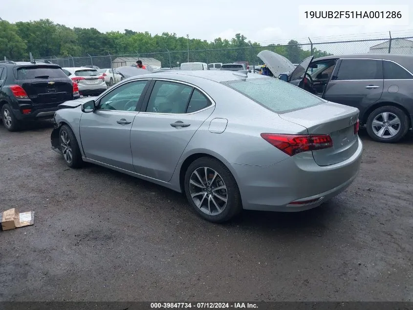 2017 Acura Tlx Technology Package VIN: 19UUB2F51HA001286 Lot: 39847734