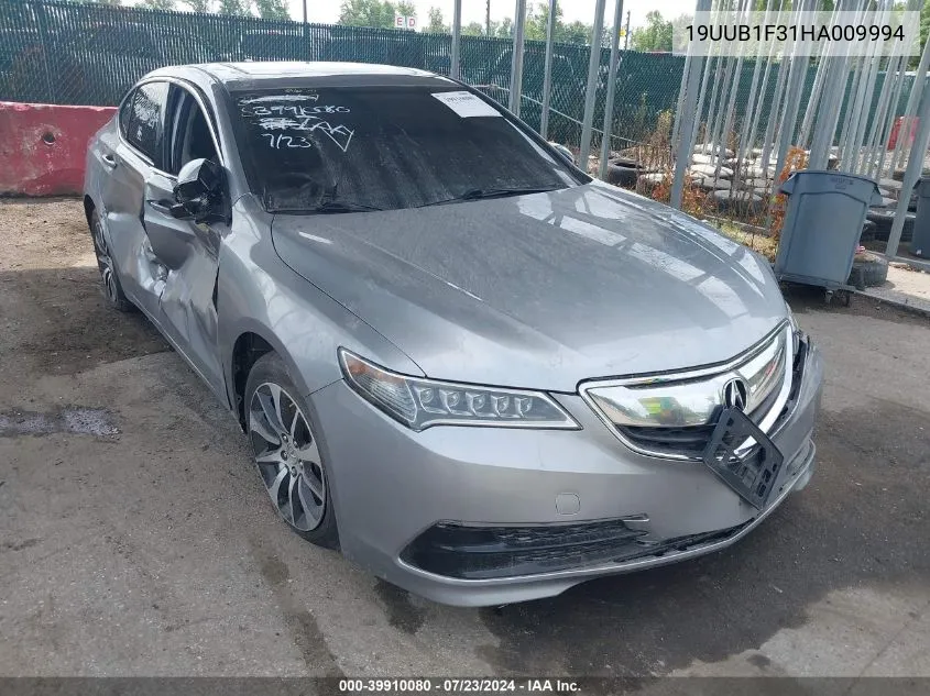 2017 Acura Tlx VIN: 19UUB1F31HA009994 Lot: 39910080