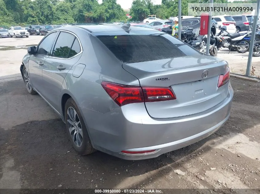 2017 Acura Tlx VIN: 19UUB1F31HA009994 Lot: 39910080