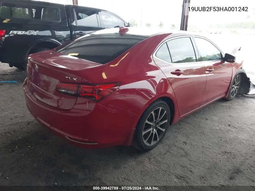 19UUB2F53HA001242 2017 Acura Tlx Technology Package