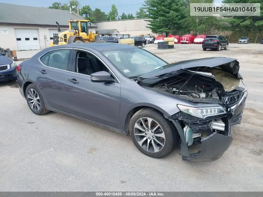 2017 Acura Tlx Technology Package VIN: 19UUB1F54HA010445 Lot: 40018455