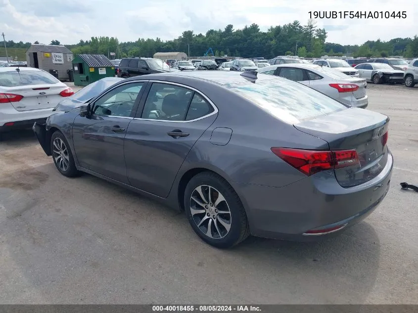 2017 Acura Tlx Technology Package VIN: 19UUB1F54HA010445 Lot: 40018455