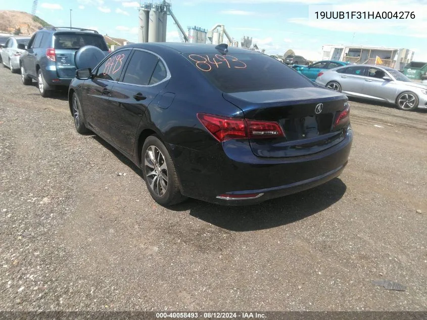 2017 Acura Tlx VIN: 19UUB1F31HA004276 Lot: 40058493