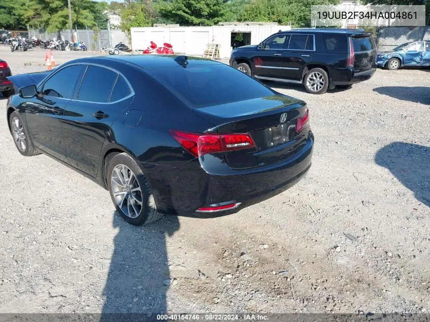 2017 Acura Tlx V6 VIN: 19UUB2F34HA004861 Lot: 40154746