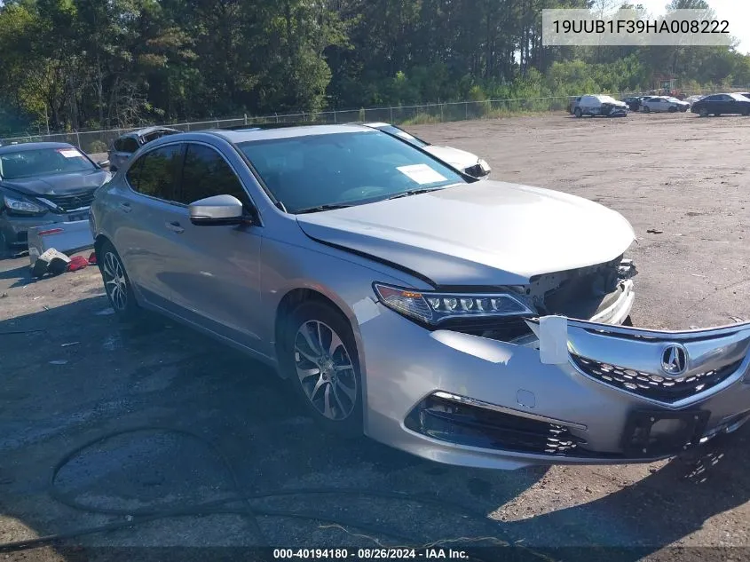 19UUB1F39HA008222 2017 Acura Tlx