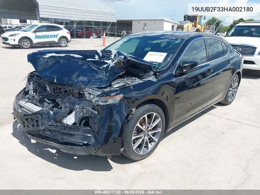 2017 Acura Tlx V6 VIN: 19UUB2F33HA002180 Lot: 40217720