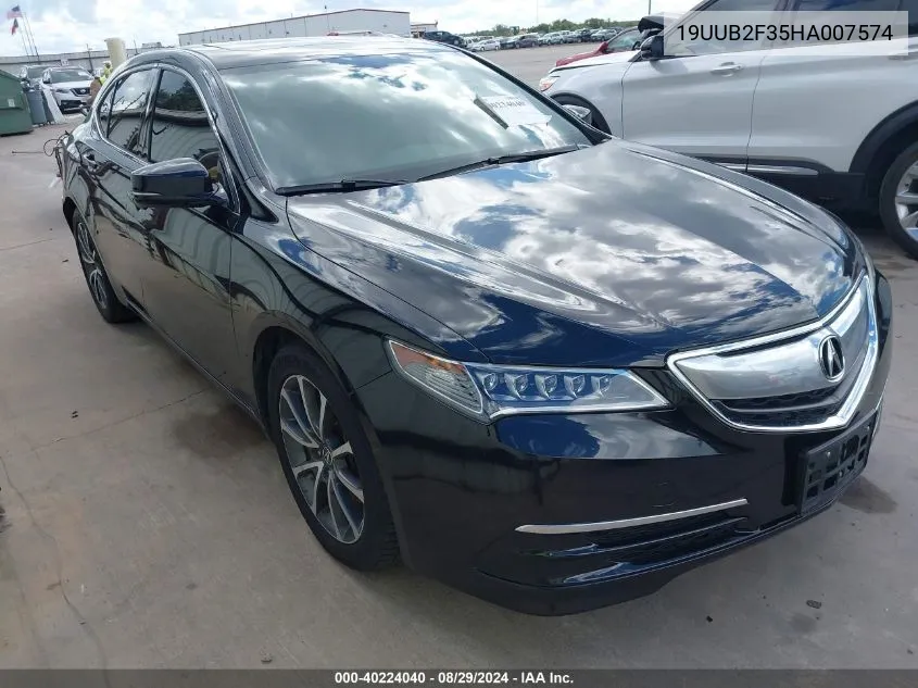 19UUB2F35HA007574 2017 Acura Tlx V6