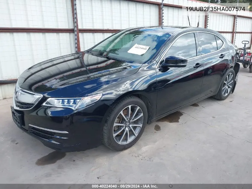 19UUB2F35HA007574 2017 Acura Tlx V6