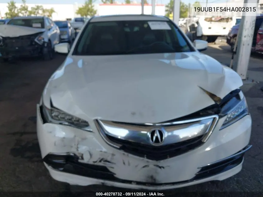 2017 Acura Tlx Tech VIN: 19UUB1F54HA002815 Lot: 40278732