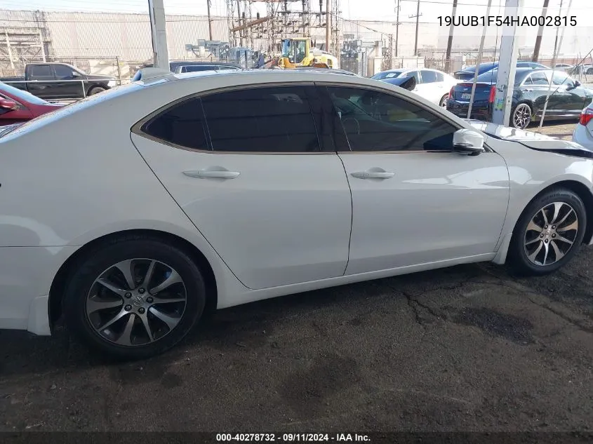 2017 Acura Tlx Tech VIN: 19UUB1F54HA002815 Lot: 40278732