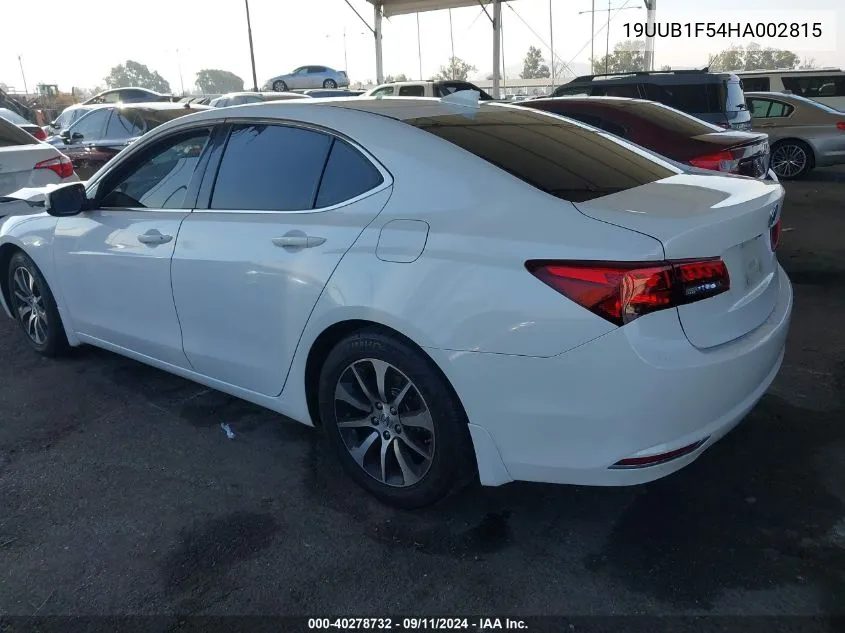 2017 Acura Tlx Tech VIN: 19UUB1F54HA002815 Lot: 40278732