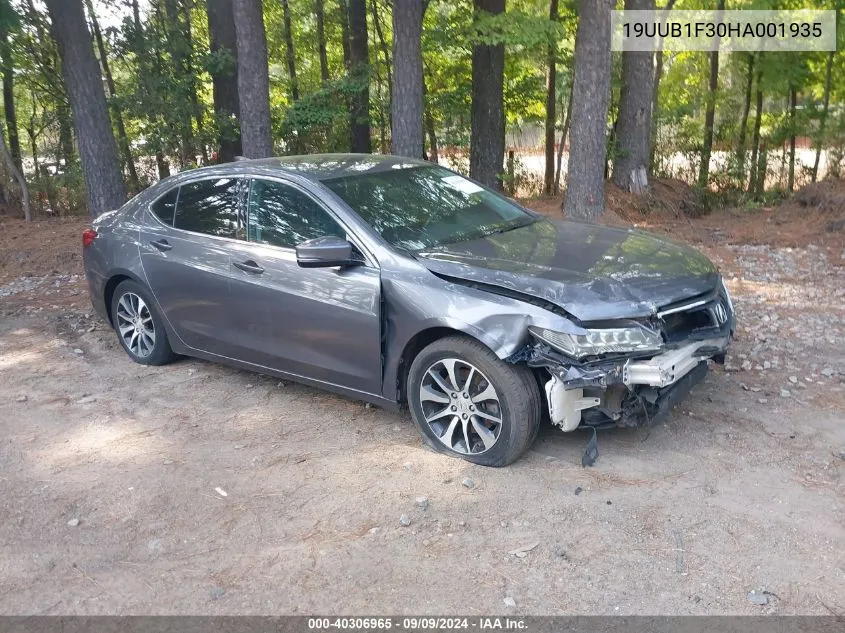 2017 Acura Tlx VIN: 19UUB1F30HA001935 Lot: 40306965