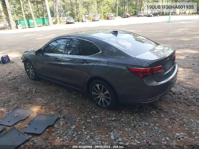 2017 Acura Tlx VIN: 19UUB1F30HA001935 Lot: 40306965