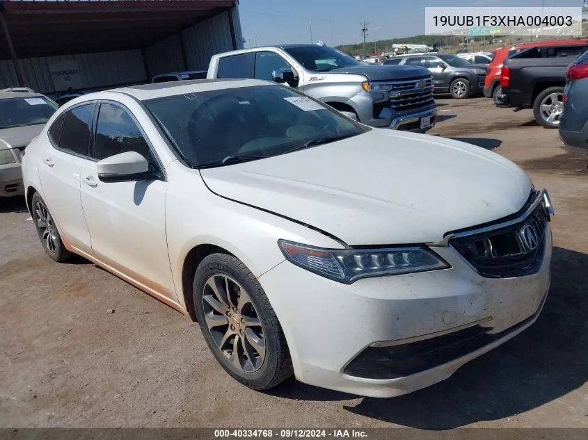 19UUB1F3XHA004003 2017 Acura Tlx