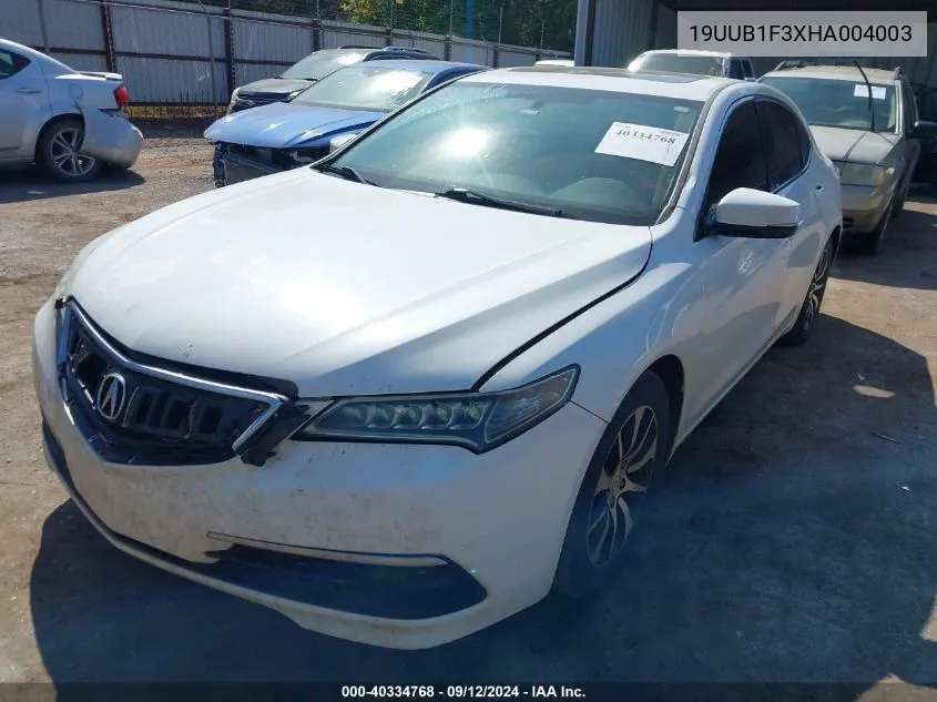 19UUB1F3XHA004003 2017 Acura Tlx