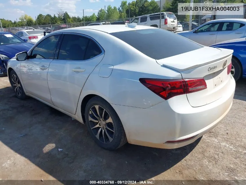 19UUB1F3XHA004003 2017 Acura Tlx