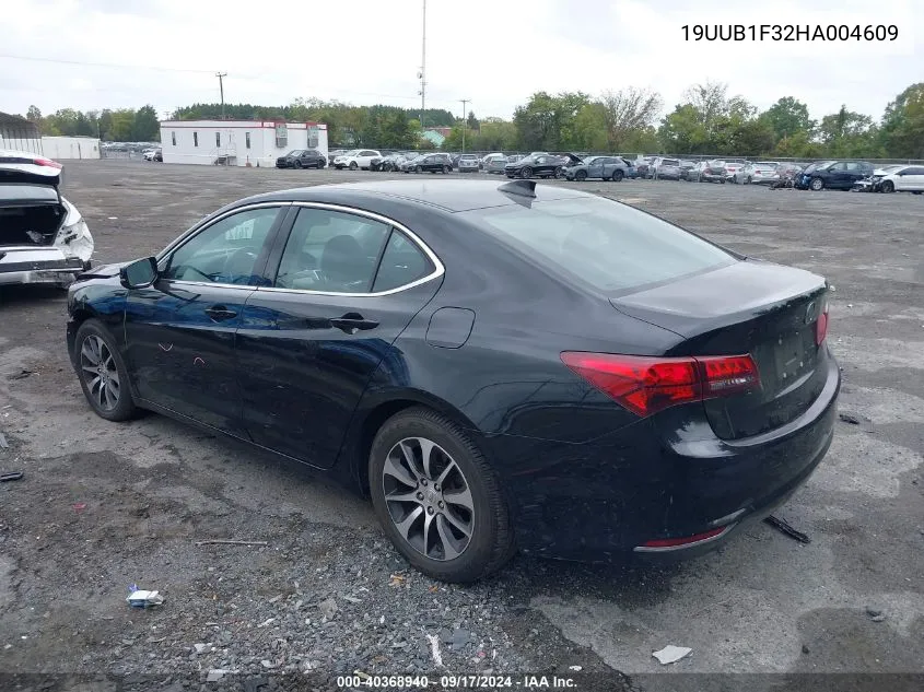 2017 Acura Tlx VIN: 19UUB1F32HA004609 Lot: 40368940