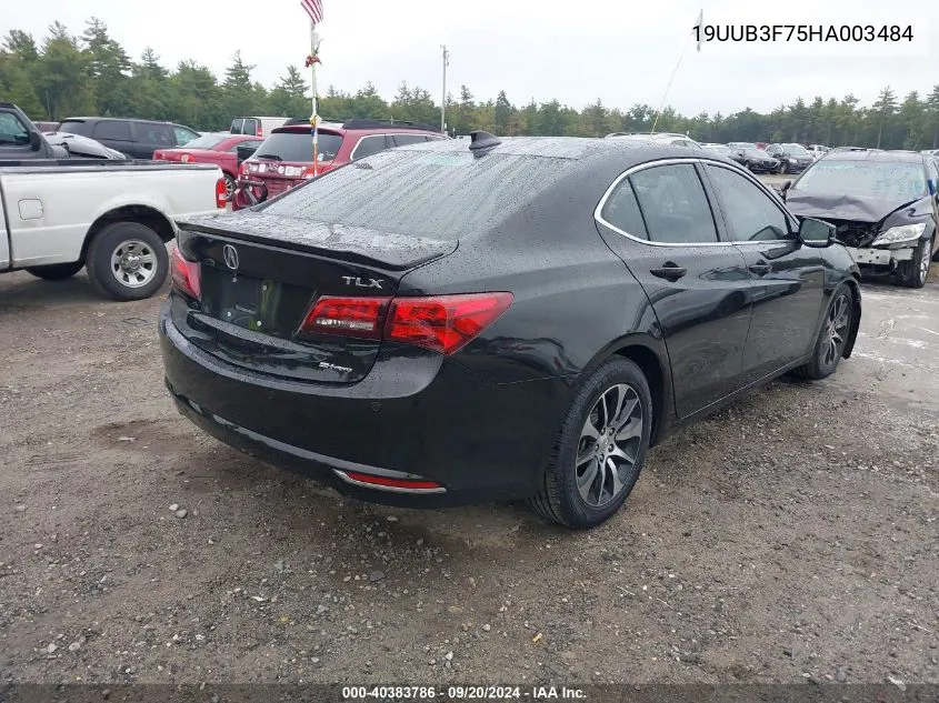 2017 Acura Tlx Advance Package VIN: 19UUB3F75HA003484 Lot: 40383786