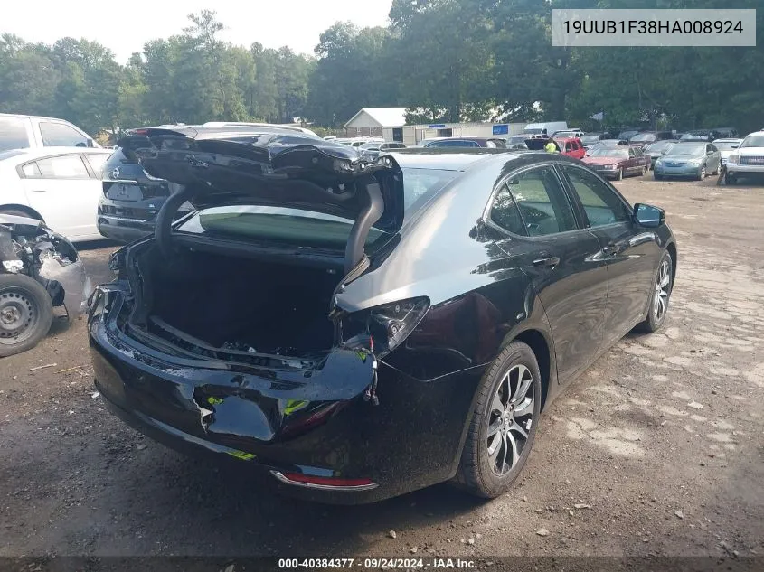 2017 Acura Tlx VIN: 19UUB1F38HA008924 Lot: 40384377