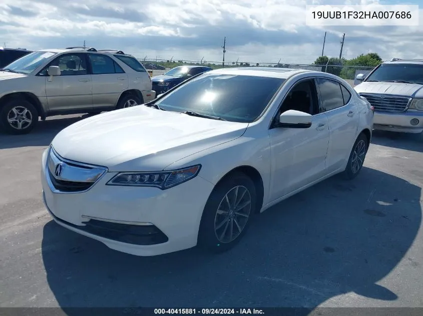 2017 Acura Tlx VIN: 19UUB1F32HA007686 Lot: 40415881