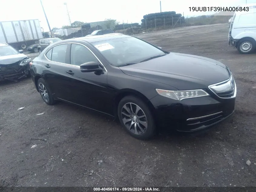 2017 Acura Tlx VIN: 19UUB1F39HA006843 Lot: 40456174